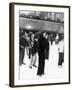 Jacqueline Kennedy Onassis Ice Skating at Rockefeller Center, New York City, Sept 9, 1970-null-Framed Photo