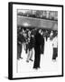 Jacqueline Kennedy Onassis Ice Skating at Rockefeller Center, New York City, Sept 9, 1970-null-Framed Photo