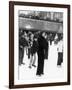 Jacqueline Kennedy Onassis Ice Skating at Rockefeller Center, New York City, Sept 9, 1970-null-Framed Photo