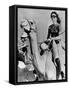 Jacqueline Kennedy Onassis Riding a Camel While on Vacation in Egypt, March 28, 1974-null-Framed Stretched Canvas