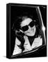 Jacqueline Kennedy Onassis Talks with Newsman, Logan International Airport, Apr 26, 1970-null-Framed Stretched Canvas