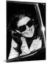 Jacqueline Kennedy Onassis Talks with Newsman, Logan International Airport, Apr 26, 1970-null-Mounted Photo