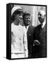 Jacqueline Kennedy, President John F. Kennedy and French President Charles De Gaulle, 1963-null-Framed Stretched Canvas