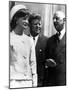 Jacqueline Kennedy, President John F. Kennedy and French President Charles De Gaulle, 1963-null-Mounted Photo