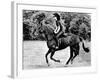 Jacqueline Kennedy, Riding a Horse in Waterford, Ireland, Jun 16, 1967-null-Framed Photo