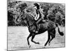 Jacqueline Kennedy, Riding a Horse in Waterford, Ireland, Jun 16, 1967-null-Mounted Photo