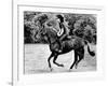 Jacqueline Kennedy, Riding a Horse in Waterford, Ireland, Jun 16, 1967-null-Framed Photo