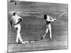 Jacqueline Kennedy Taking Lesson from Golf Pro Henry Lidner at Newport Country Club, Sept 13, 1962-null-Mounted Photo