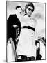 Jacqueline Kennedy, Wearing a White Coat Dress with a Short Skirt-null-Mounted Photo