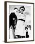 Jacqueline Kennedy, Wearing a White Coat Dress with a Short Skirt-null-Framed Photo