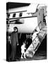 Jacqueline Kennedy Welcomed Home after Vacation on Aristotle Onassis's Yacht, Oct 17, 1963-null-Stretched Canvas