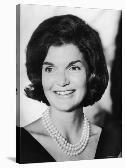 Jacqueline Kennedy, Wife of Sen./Pres. Candidate John Kennedy During His Campaign Tour of TN-Walter Sanders-Stretched Canvas