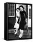 Jacqueline Kennedy, Wife of Senator John Kennedy She Leaves New England Baptist Hospital-null-Framed Stretched Canvas