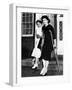Jacqueline Kennedy, Wife of Senator John Kennedy She Leaves New England Baptist Hospital-null-Framed Photo