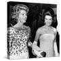 Jacqueline Kennedy with the Wife of the French Ambassador, Nicole Alphand-null-Stretched Canvas