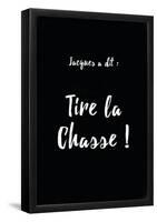 Jacques A Dit Chasse Oui-null-Framed Poster