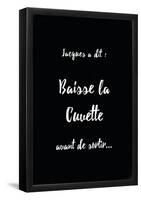Jacques A Dit Cuvette Oui-null-Framed Poster