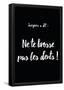 Jacques A Dit Dents Non-null-Framed Poster