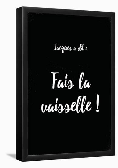 Jacques A Dit Dents Oui-null-Framed Poster