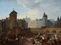 Quai De Gesvres, the Palais and Notre Dame Pump, C.1791-Jacques Albert Senave-Giclee Print