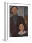 Jacques and Berthe Lipchitz, 1916-Amedeo Modigliani-Framed Giclee Print