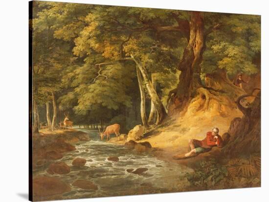 Jacques and the Wounded Stag, 1790-Hodges and Romney-Stretched Canvas