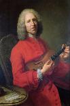 Jean-Philippe Rameau (1683-1764) with a Violin-Jacques Andre Joseph Aved-Giclee Print