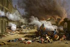 The Insurrection of the 10 August 1792-Jacques Bertaux-Stretched Canvas