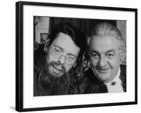 Jacques Brel and Bernard Blier: Mon Oncle Benjamin, 1969-Marcel Dole-Framed Photographic Print
