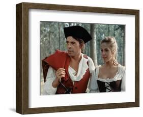 Jacques Brel and Claude Jade: Mon Oncle Benjamin, 1969-Marcel Dole-Framed Photographic Print