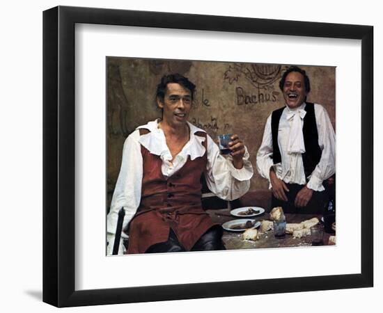 Jacques Brel and Paul Préboist: Mon Oncle Benjamin, 1969-Marcel Dole-Framed Photographic Print