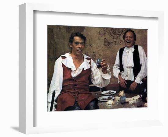 Jacques Brel and Paul Préboist: Mon Oncle Benjamin, 1969-Marcel Dole-Framed Photographic Print