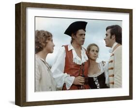 Jacques Brel, Bernard Alane and Claude Jade: Mon Oncle Benjamin, 1969-Marcel Dole-Framed Photographic Print