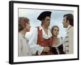 Jacques Brel, Bernard Alane and Claude Jade: Mon Oncle Benjamin, 1969-Marcel Dole-Framed Photographic Print