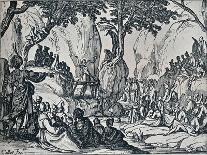 No. III. -St. John Preaching, 1635, (1924)-Jacques Callot-Giclee Print