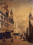 View of Queen Street, Auckland-Jacques Carabain-Framed Giclee Print