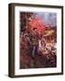 Jacques Cartier and the Redskins, C.1920-Henry Sandham-Framed Giclee Print