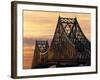 Jacques Cartier Bridge, Montreal, Quebec, Canada-Walter Bibikow-Framed Photographic Print