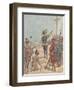 Jacques Cartier Claims French Possession of Gaspe Bay, Canada, 1534-Louis Charles Bombled-Framed Giclee Print