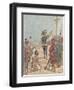 Jacques Cartier Claims French Possession of Gaspe Bay, Canada, 1534-Louis Charles Bombled-Framed Giclee Print