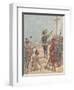 Jacques Cartier Claims French Possession of Gaspe Bay, Canada, 1534-Louis Charles Bombled-Framed Giclee Print