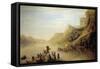 Jacques Cartier Discovering the Saint Lawrence River (Canada)-null-Framed Stretched Canvas