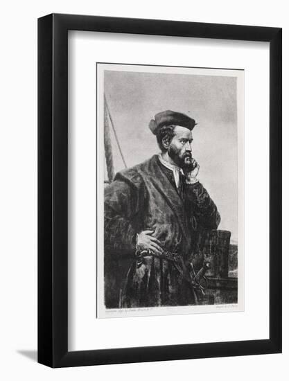 Jacques Cartier, French Explorer-Middle Temple Library-Framed Photographic Print