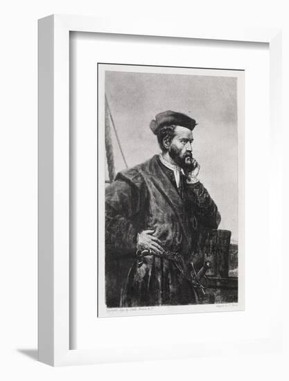 Jacques Cartier, French Explorer-Middle Temple Library-Framed Photographic Print