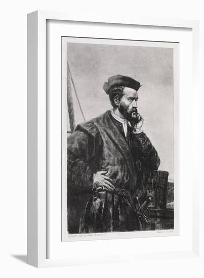 Jacques Cartier, French Explorer-Middle Temple Library-Framed Photographic Print