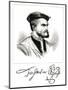 Jacques Cartier, Head-null-Mounted Art Print