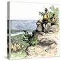 Jacques Cartier on the Summit of Mont Real, Now Montreal, Canada, c.1535-null-Stretched Canvas