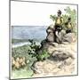 Jacques Cartier on the Summit of Mont Real, Now Montreal, Canada, c.1535-null-Mounted Giclee Print