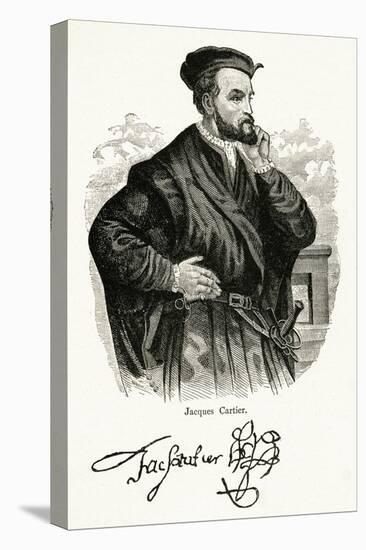 Jacques Cartier, Profile-null-Stretched Canvas