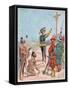 Jacques Cartier Takes Possession of the Bay of Gaspe, Canada, 1534-L Geisleh-Framed Stretched Canvas